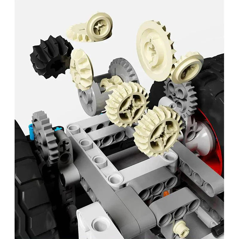 RC Heavy-Duty Forklift - Building Set | Power Brickz