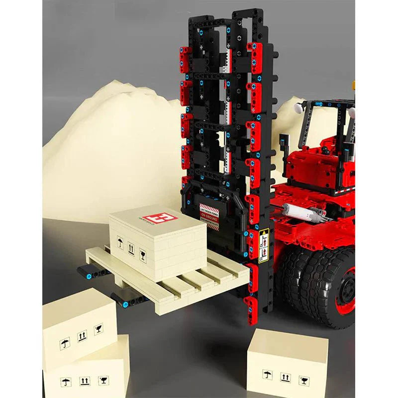 RC Heavy-Duty Forklift - Building Set | Power Brickz
