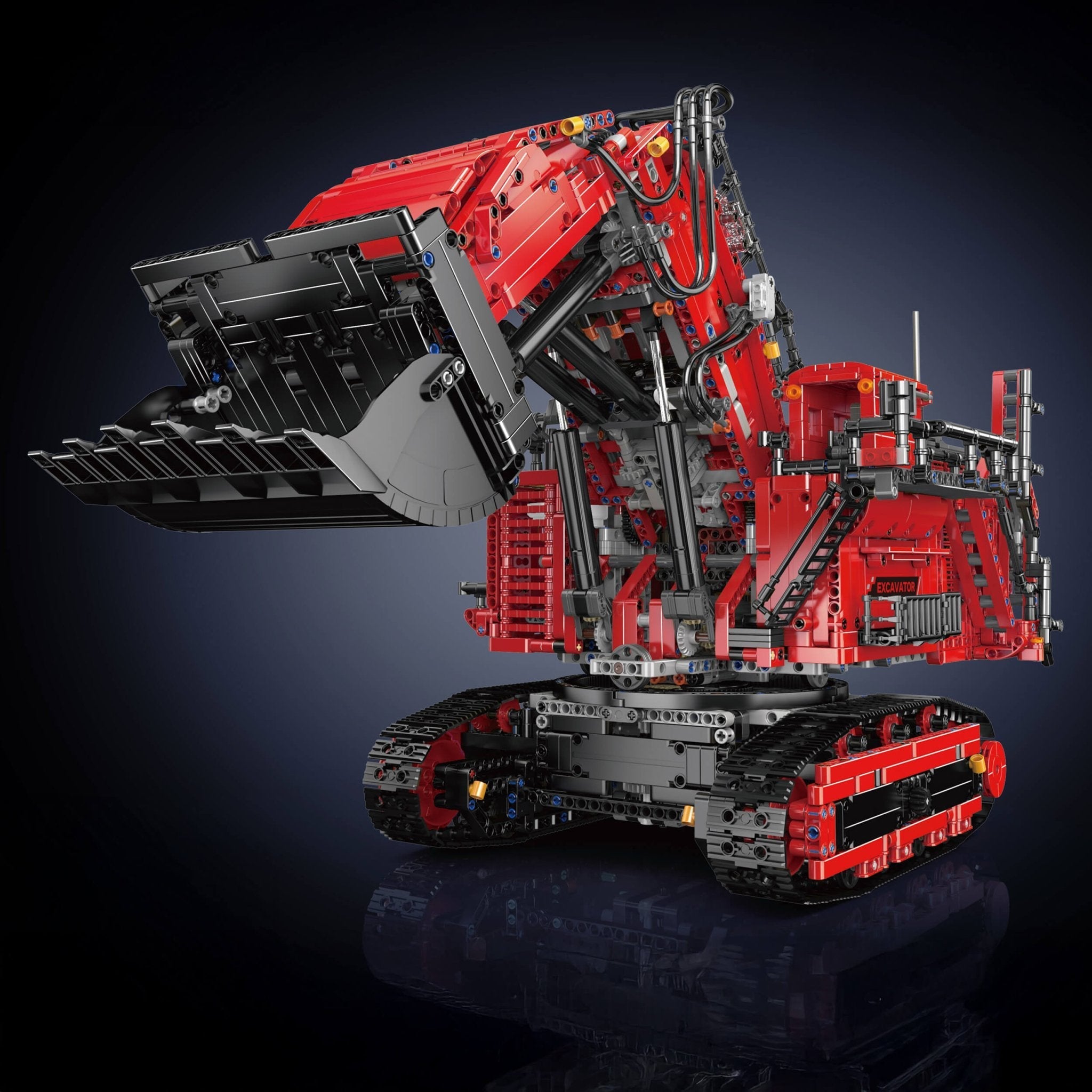 Heavy-Duty RC Excavator - Building Set | Power Brickz