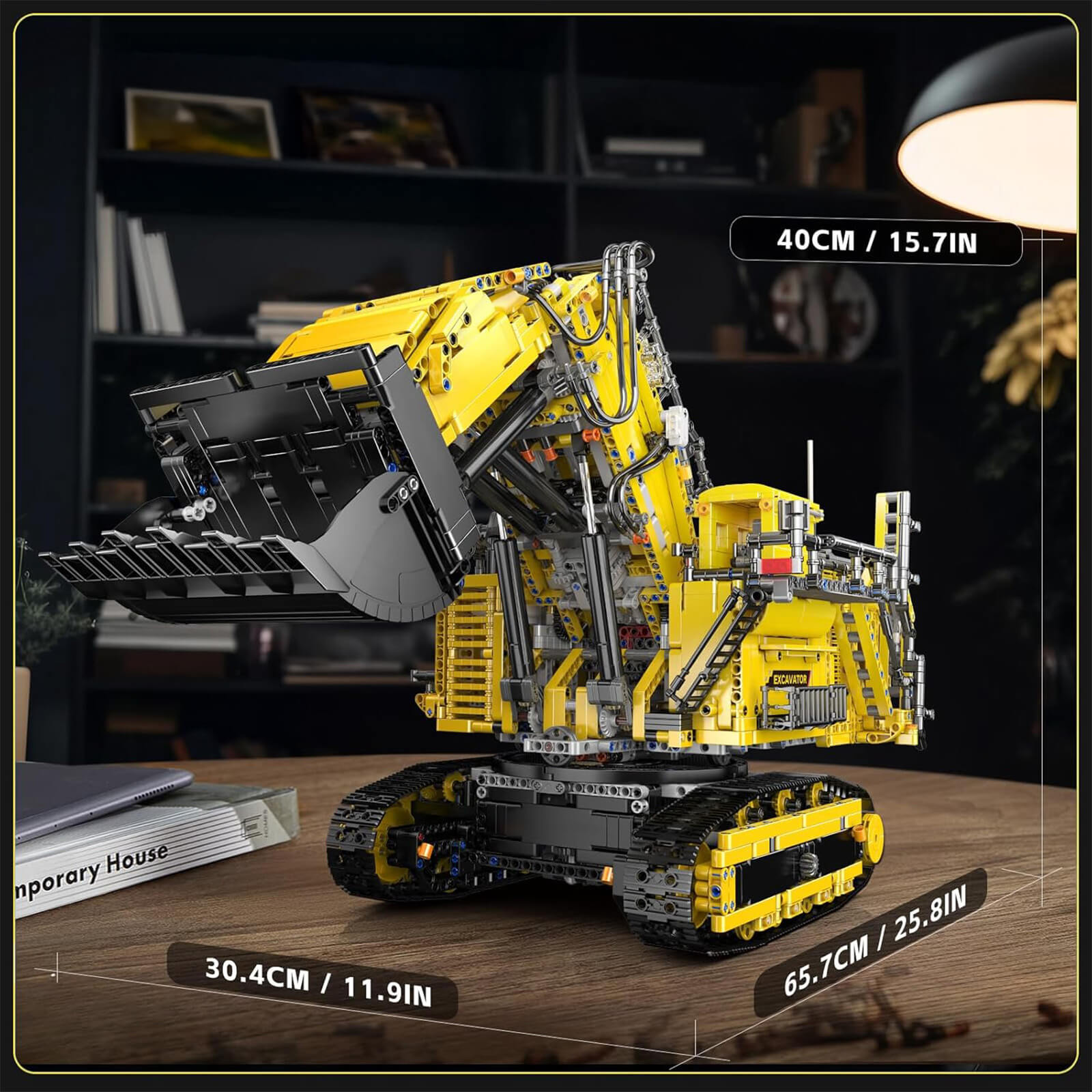 Heavy-Duty RC Excavator - Building Set | Power Brickz