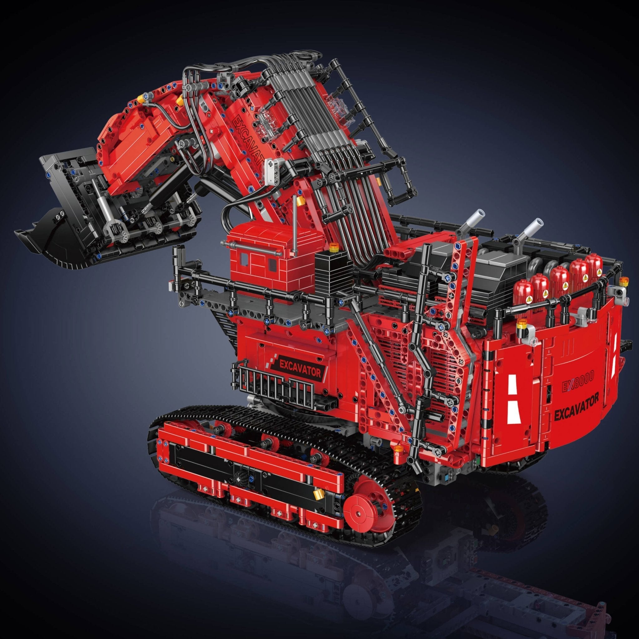 Heavy-Duty RC Excavator - Building Set | Power Brickz