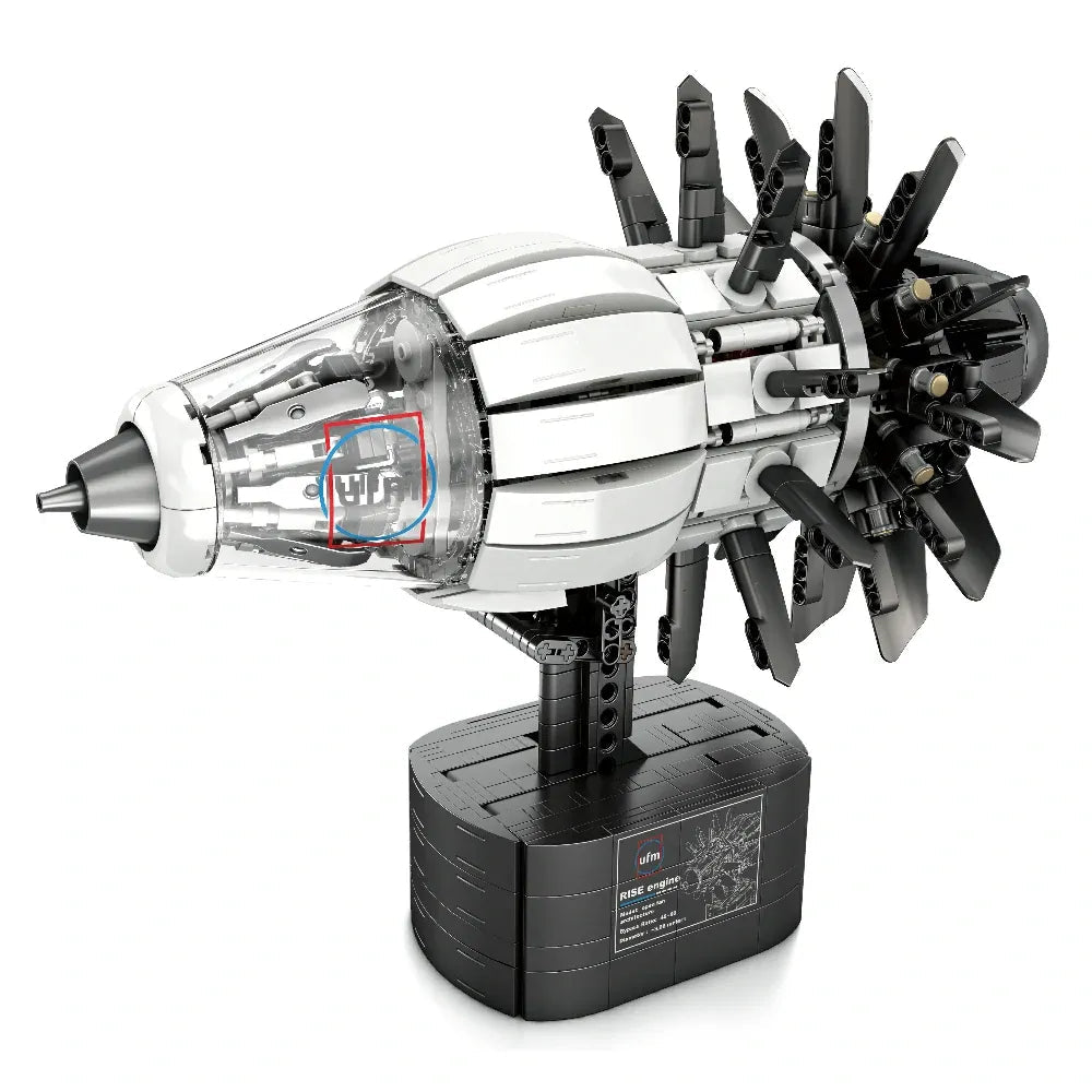 High - Bypass Turbofan Engine | 1351pcs - Power Brickz