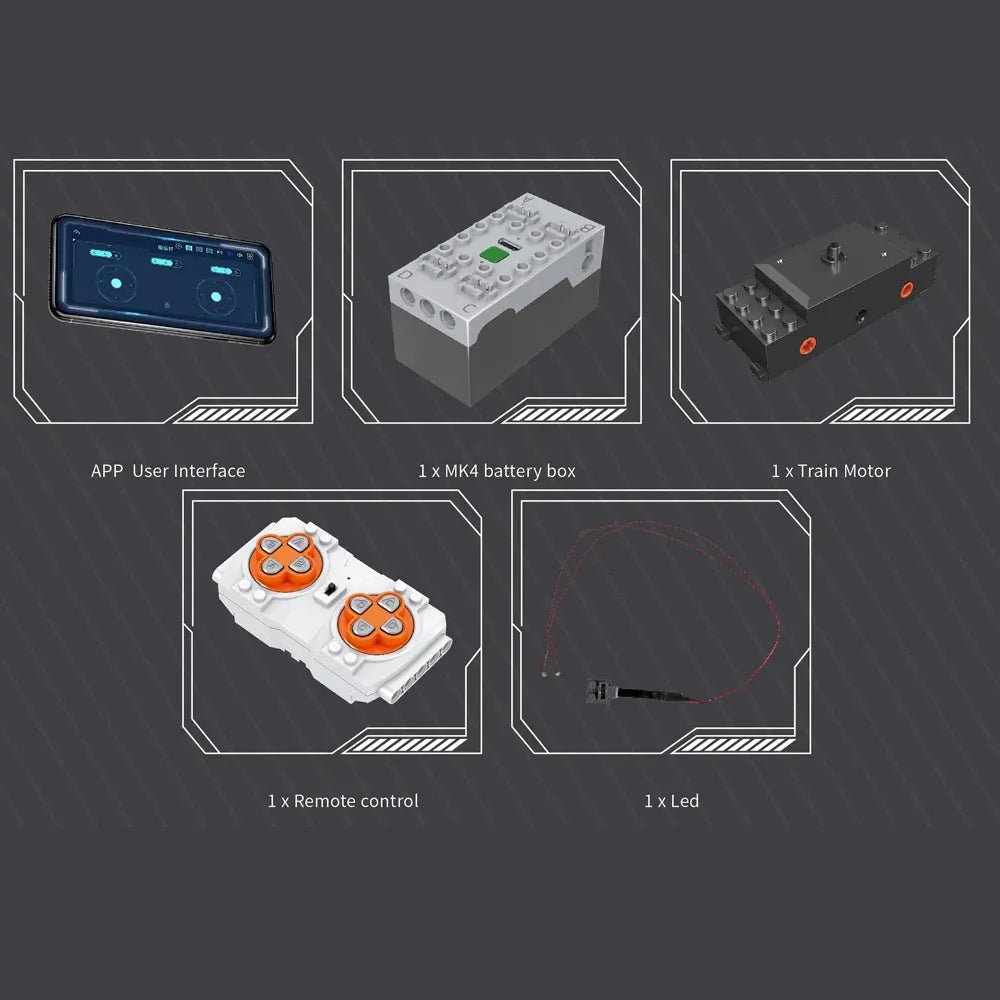 High - Speed Euro Express Train | 2085pcs - Power Brickz