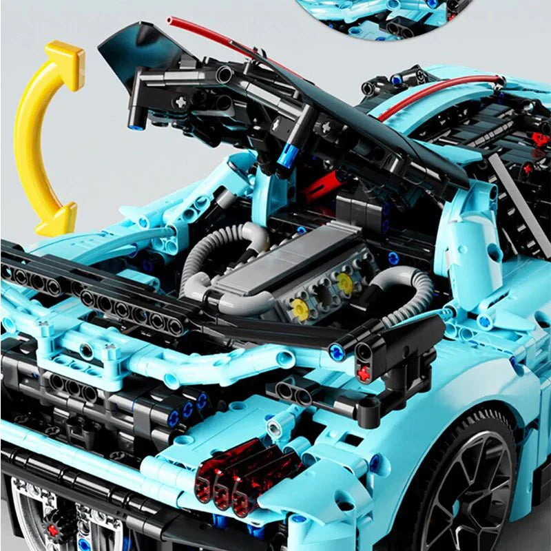 Hybrid HongQi S9 Concept - Building Blocks Set | Power Brickz