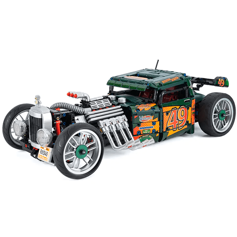 Classic Hot Rod Coupe - Building Set | Power Brickz