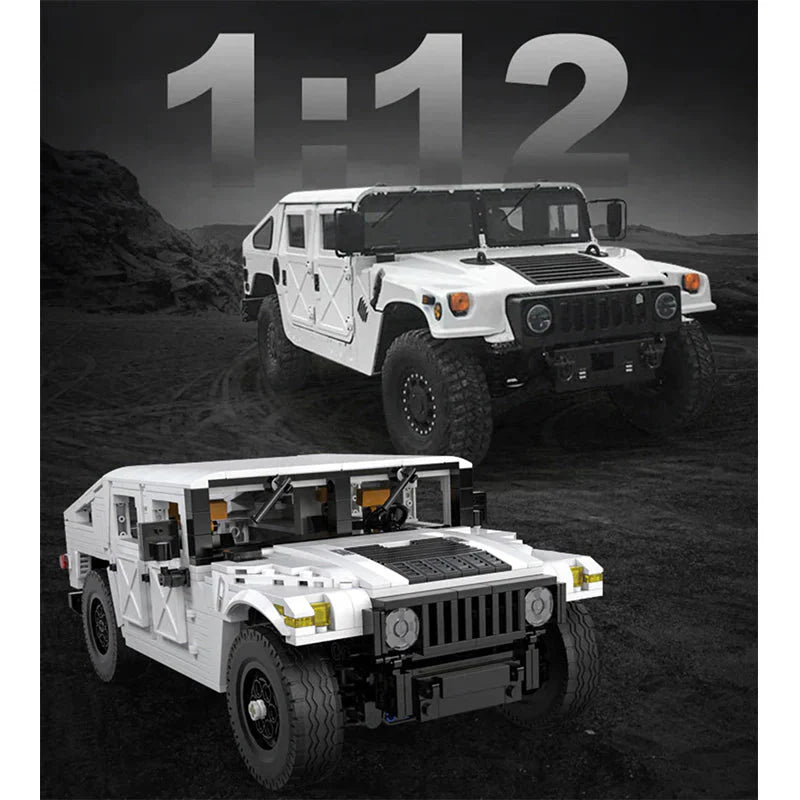 Military-Style Off-Road Utility - Building Blocks Set | Power Brickz