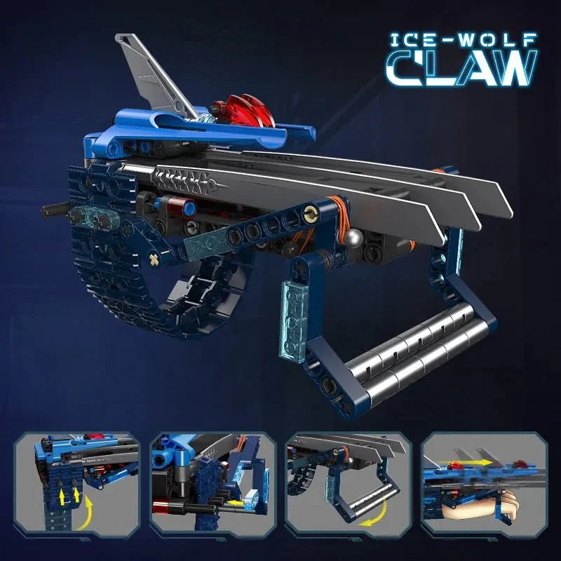Ice Wolf Claw - Building Set | Power Brickz