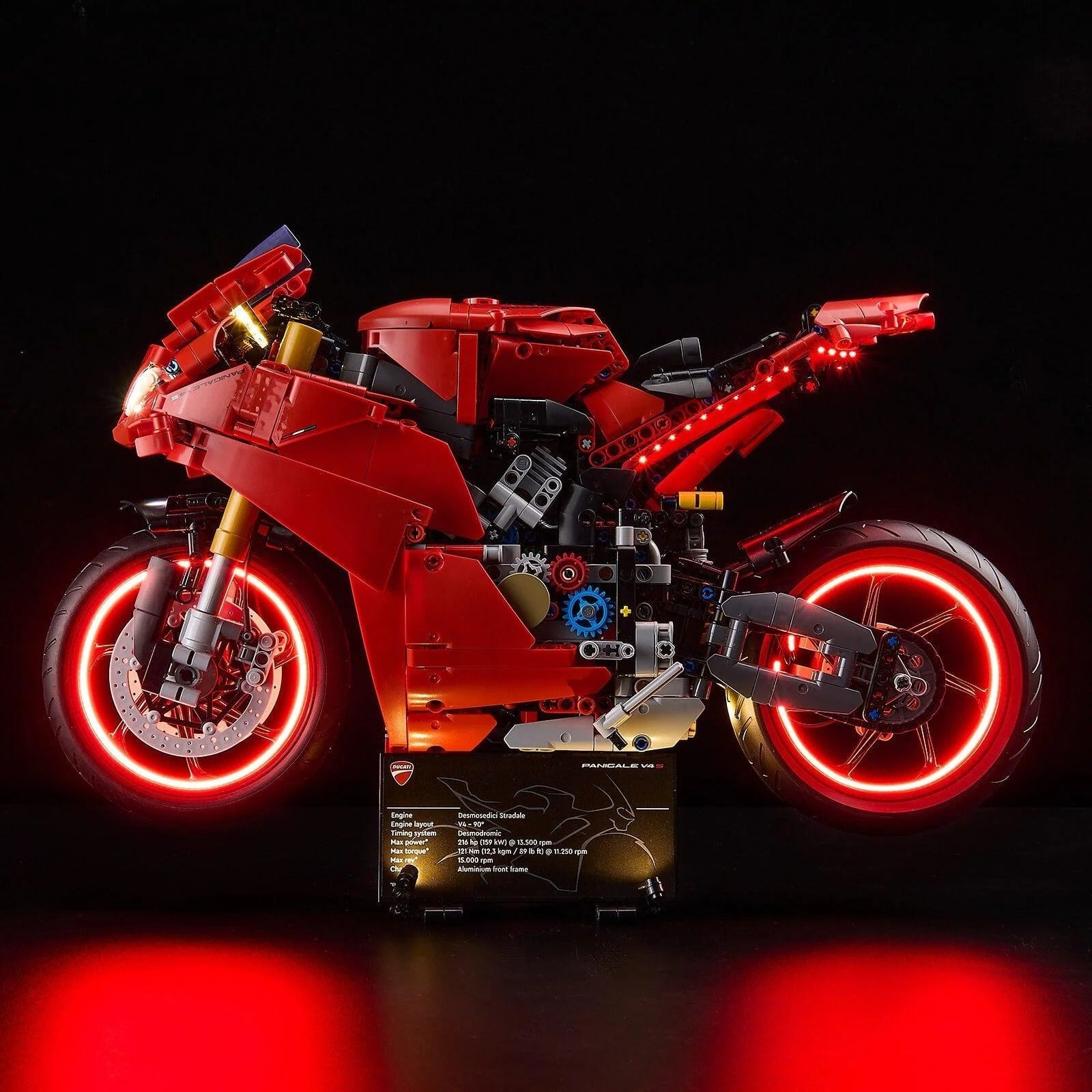 Ducati Panigale V4 S Motorcycle 42202 LED Light Kit – Building Block Lighting | Power Brickz™
