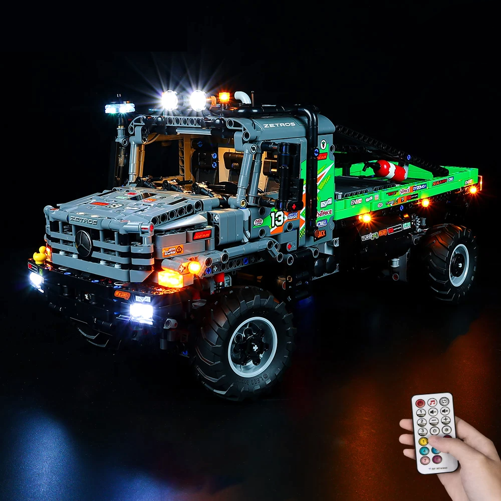 4X4 Mercedes-Benz Zetros Trial Truck 42129 LED Light Kit – Building Block Lighting | Power Brickz™