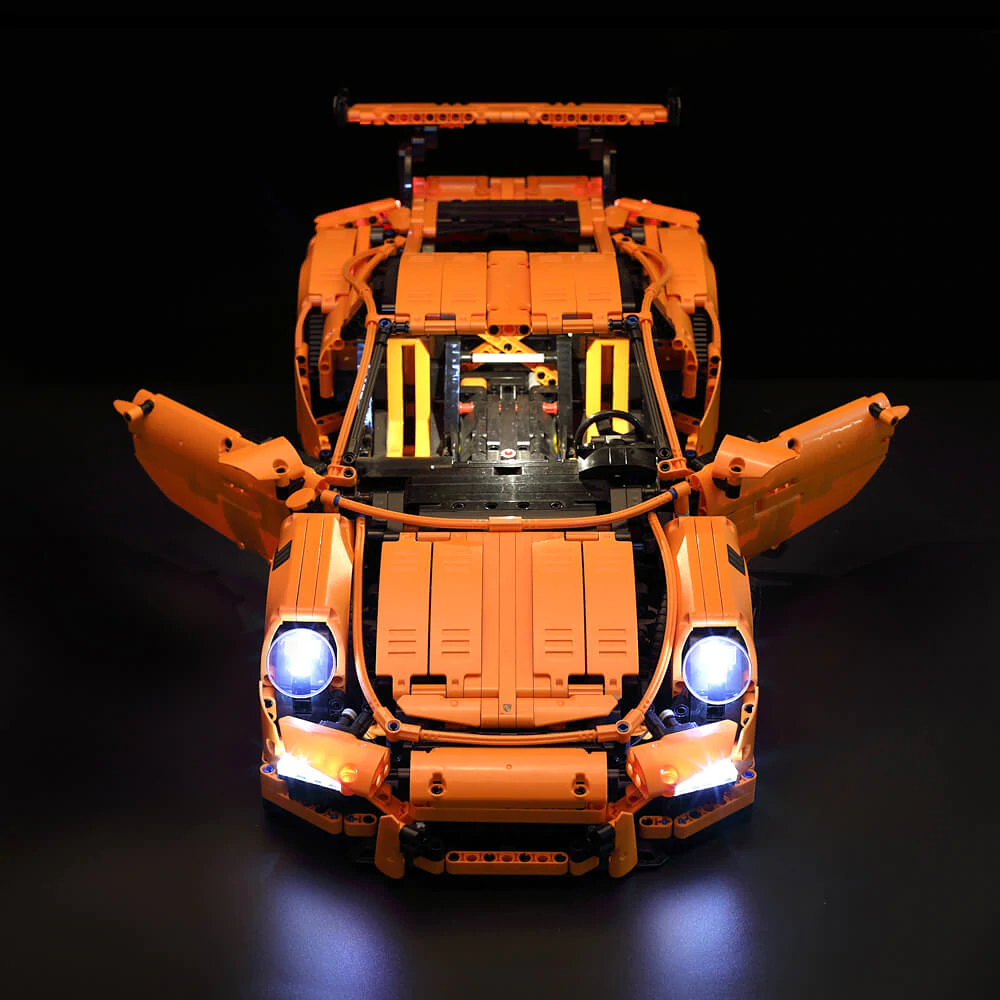 Porsche 911 GT3 RS 42056 LED Light Kit – Building Block Lighting | Power Brickz™