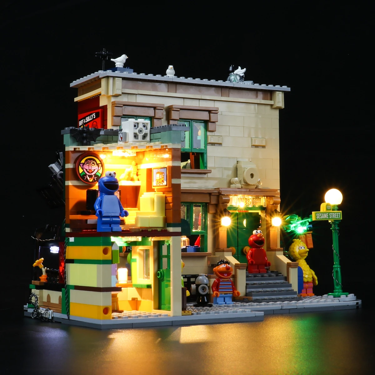 123 Sesame Street 21324 LED Light Kit – Building Block Lighting | Power Brickz™