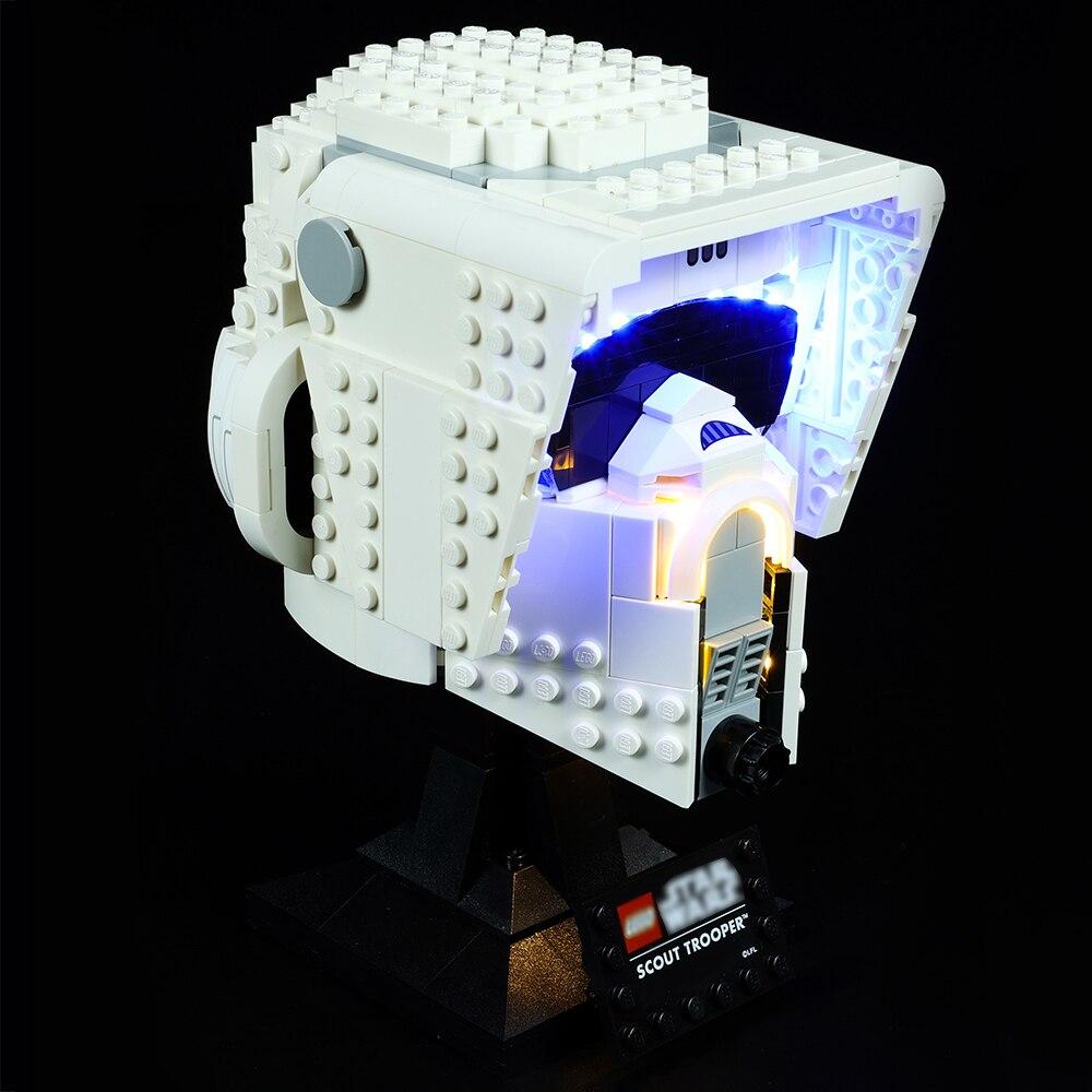 Scout Trooper Helmet 75305 LED Light Kit – Building Block Lighting | Power Brickz™