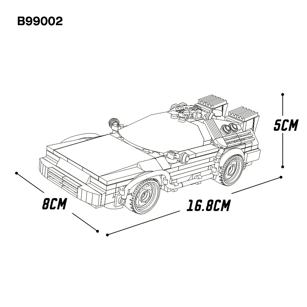 Back To The Future Courthouse Movie - Building Blocks – Power Brickz