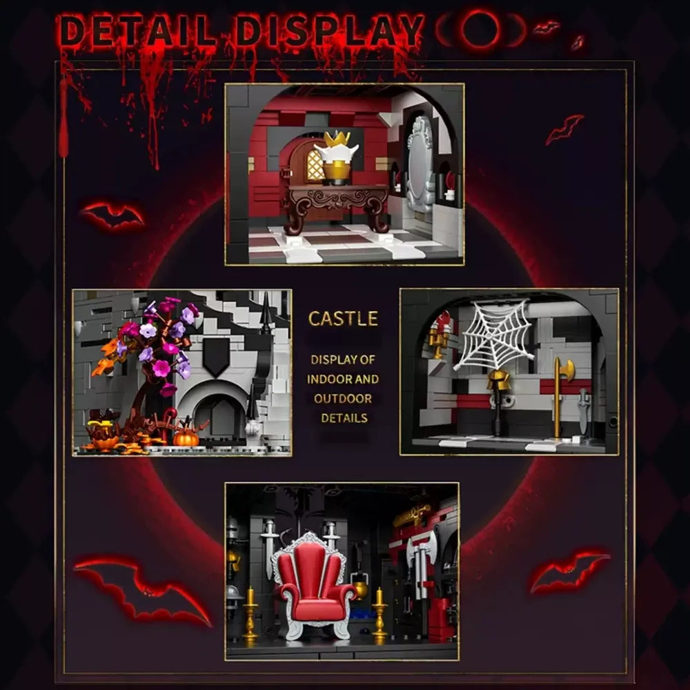 Vampire Draculas Castle - Building Blocks Set | Power Brickz