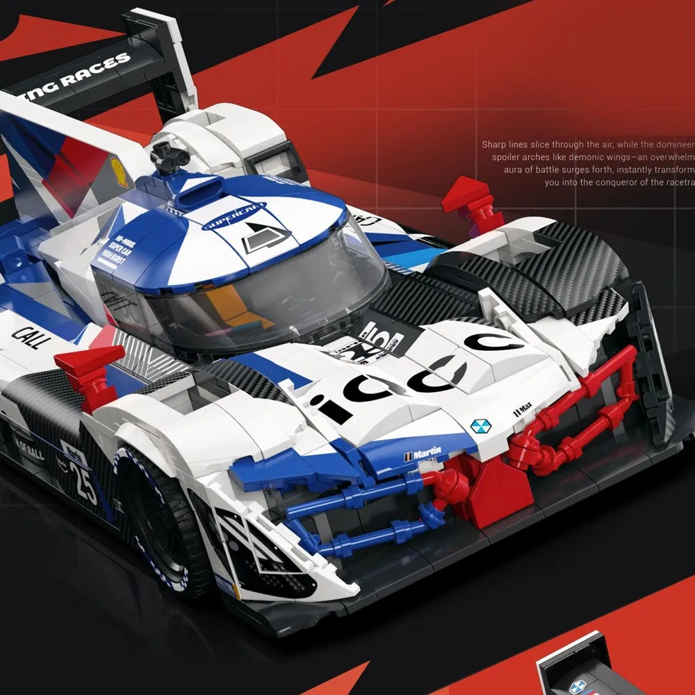 German M Hybrid V8 Endurance - Building Blocks Set | Power Brickz