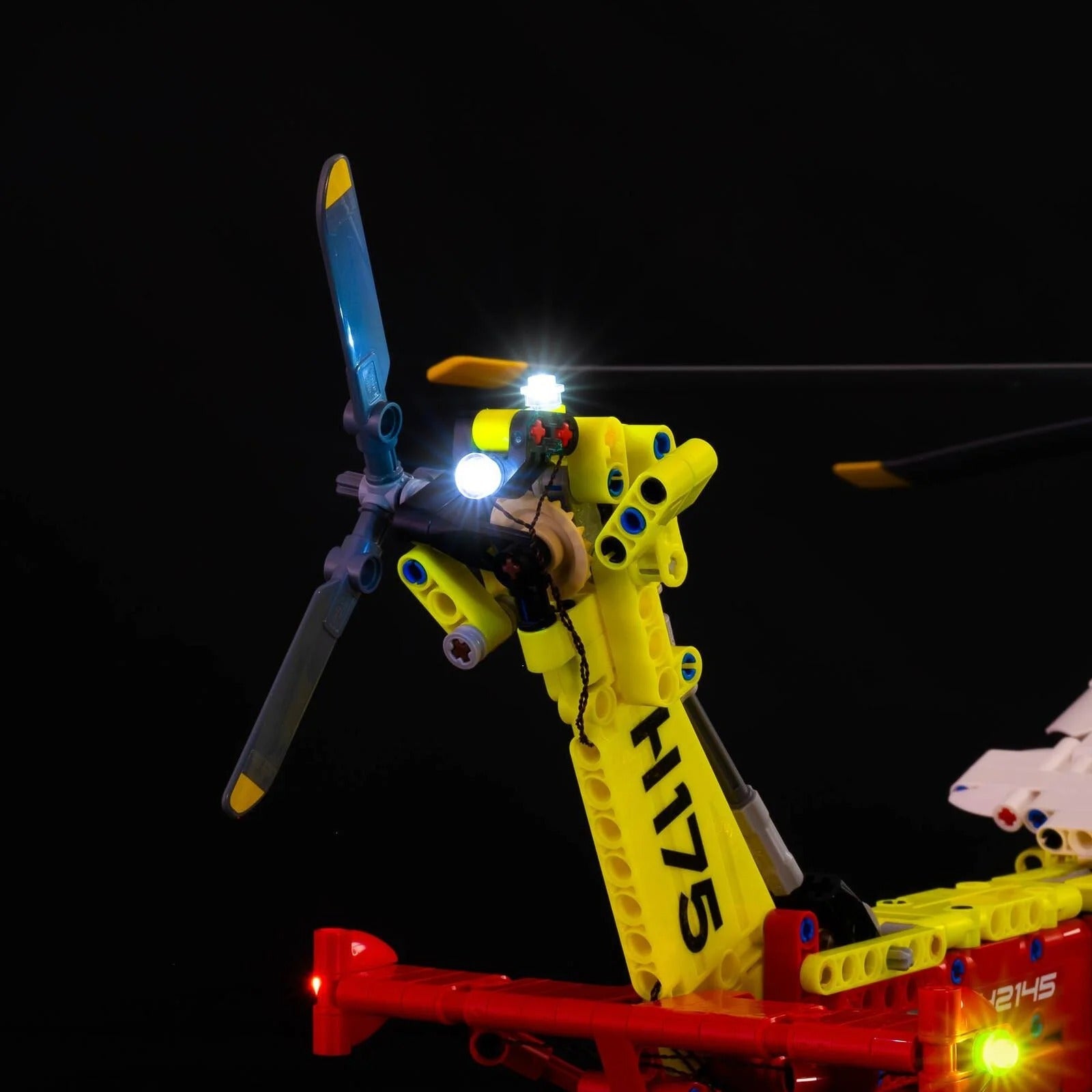 Airbus H175 Rescue Helicopter 42145 LED Light Kit – Building Block Lighting | Power Brickz™