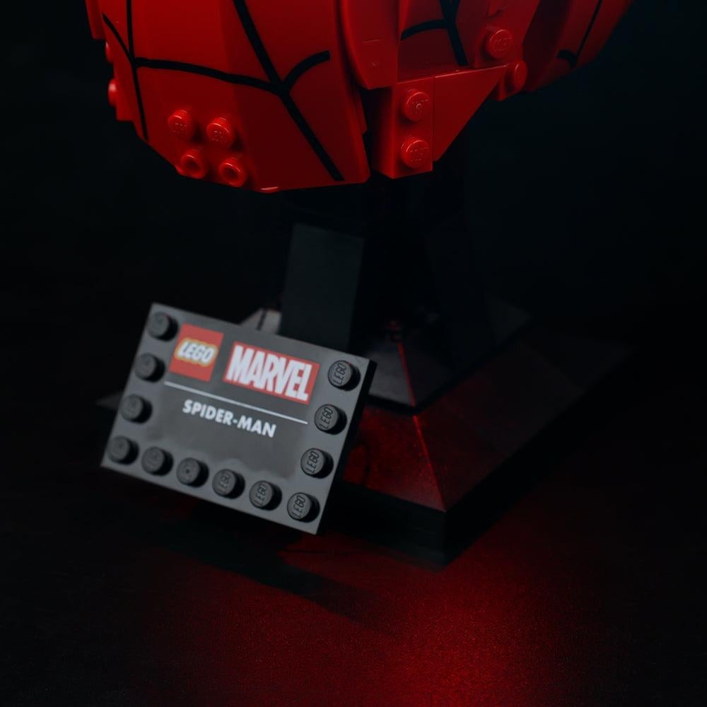 Spider-Man's Mask 76285 LED Light Kit – Building Block Lighting | Power Brickz™
