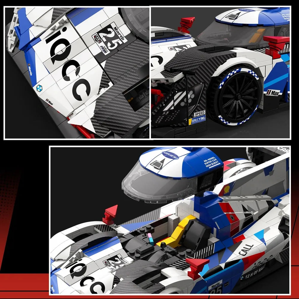 German M Hybrid V8 Endurance - Building Blocks Set | Power Brickz