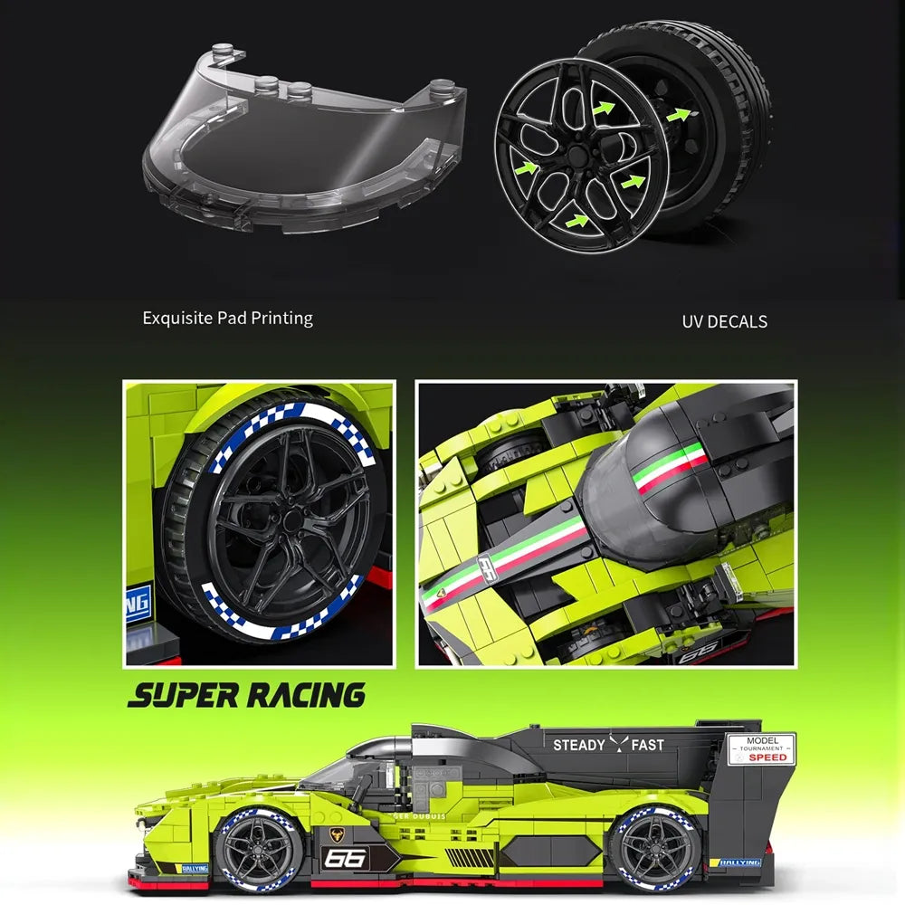 Italian SCV8 Endurance - Building Blocks Set | Power Brickz