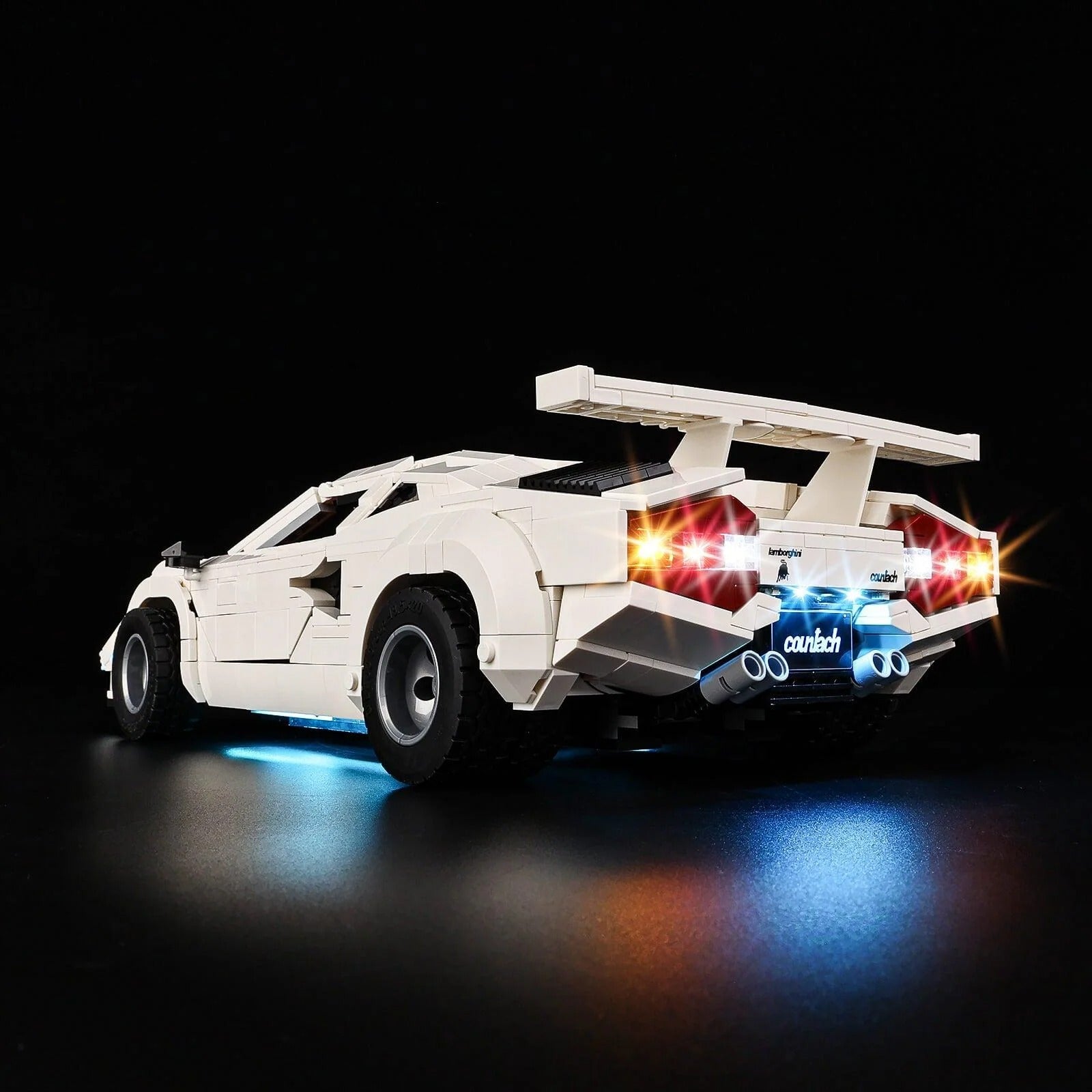 Lamborghini Countach 5000 Quattrovalvole 10337 LED Light Kit – Building Block Lighting | Power Brickz™
