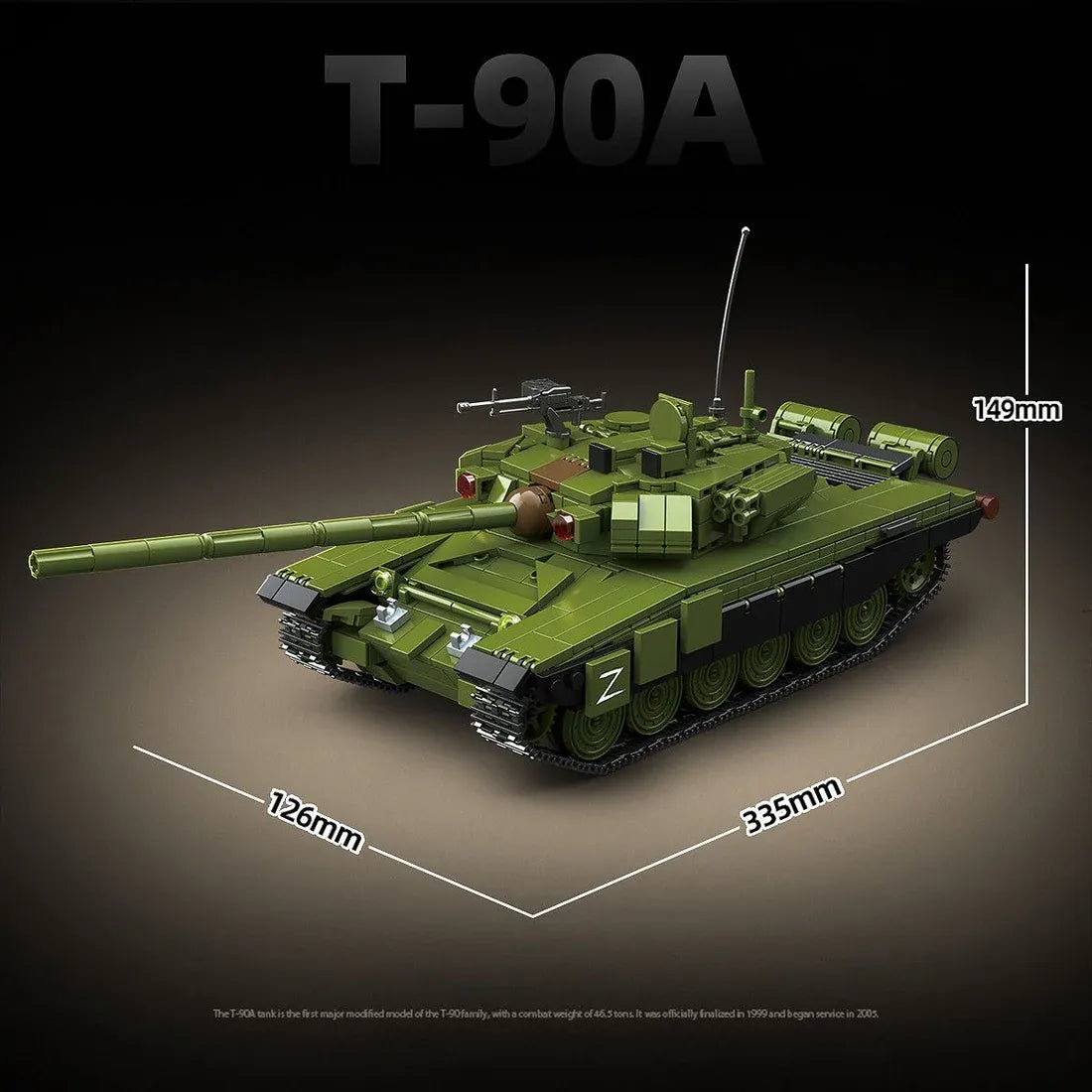 T-90A Main Battle Tank Power Brickz
