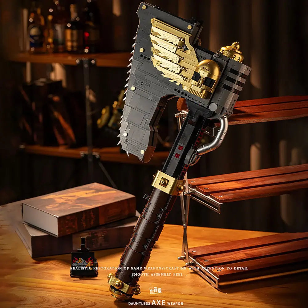 Motorized Electric Chainsaw Axe Building Blocks Kit