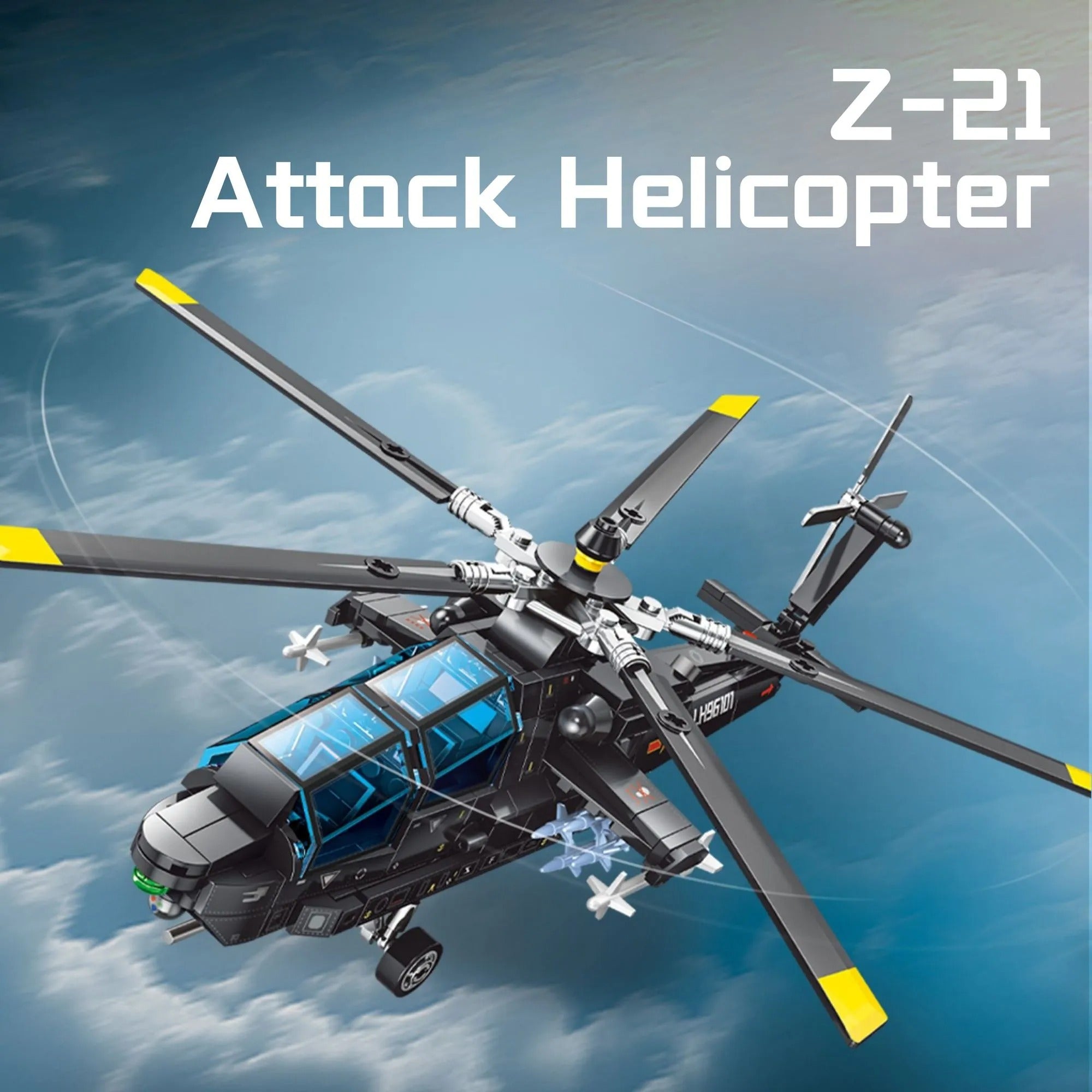 Z-21 Attack Helicopter | 370 Pcs