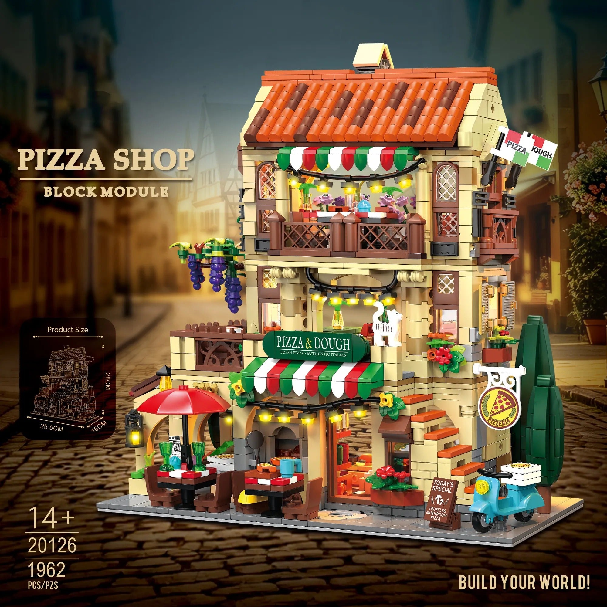 Pizza Shop | 1962 Pcs