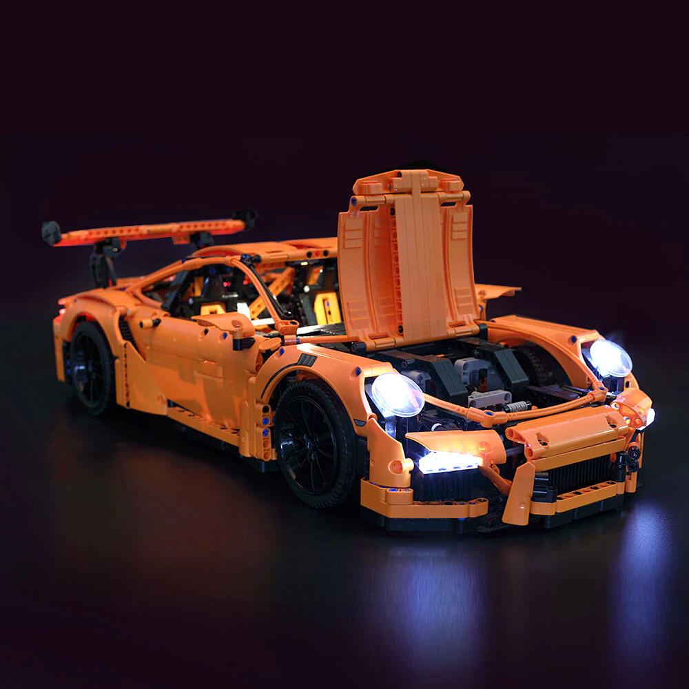 Porsche 911 GT3 RS 42056 LED Light Kit – Building Block Lighting | Power Brickz™