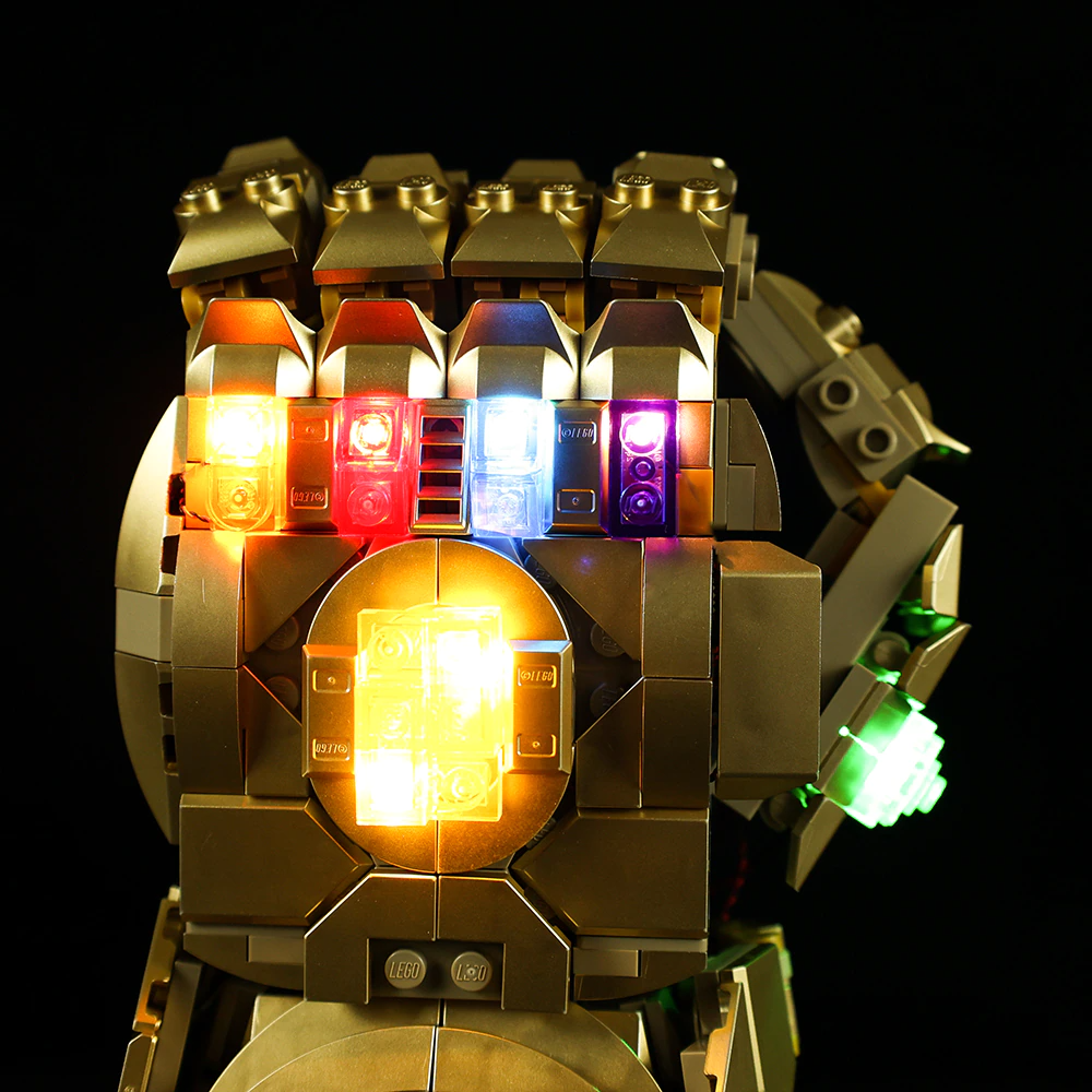 Infinity Gauntlet 76191 LED Light Kit – Building Block Lighting | Power Brickz™