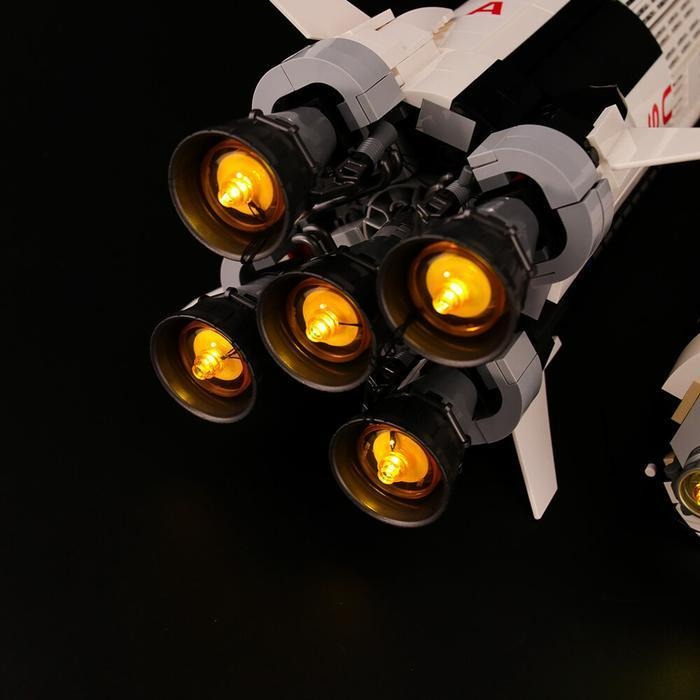 NASA Apollo Saturn V 21309 LED Light Kit – Building Block Lighting | Power Brickz™