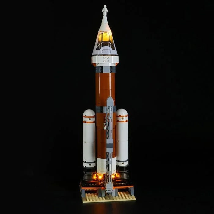 Deep Space Rocket And Launch Control 60228 LED Light Kit – Building Block Lighting | Power Brickz™