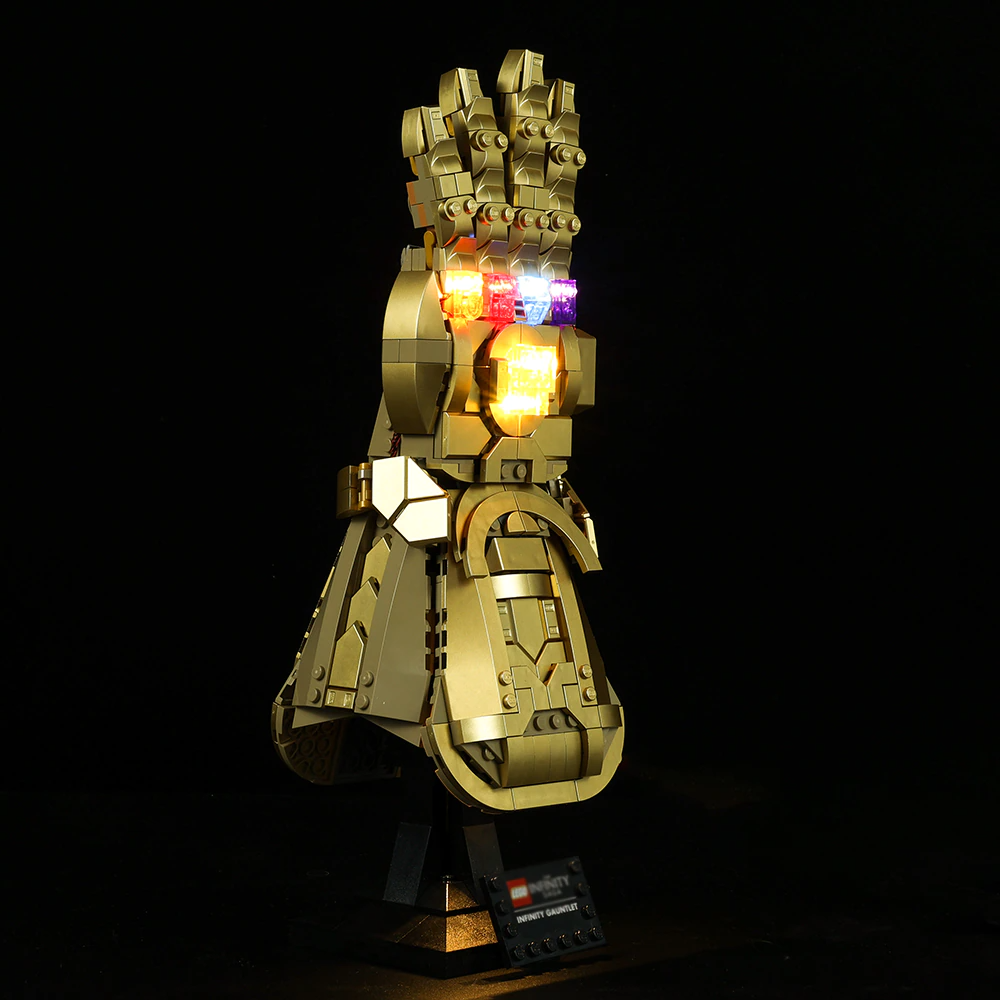 Infinity Gauntlet 76191 LED Light Kit – Building Block Lighting | Power Brickz™