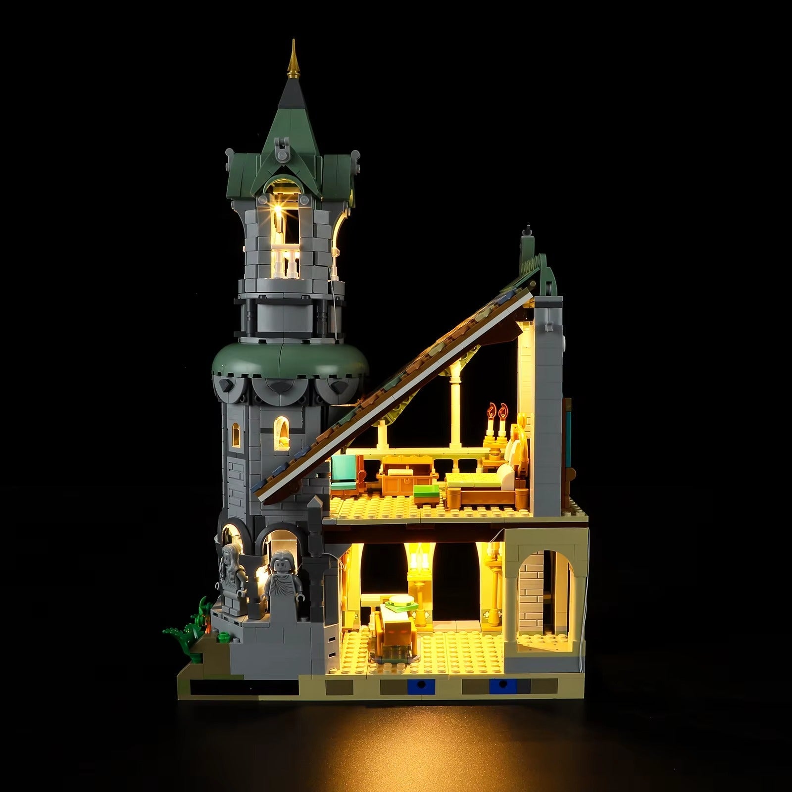 The Lord Of The Rings: Rivendell 10316 LED Light Kit – Building Block Lighting | Power Brickz™