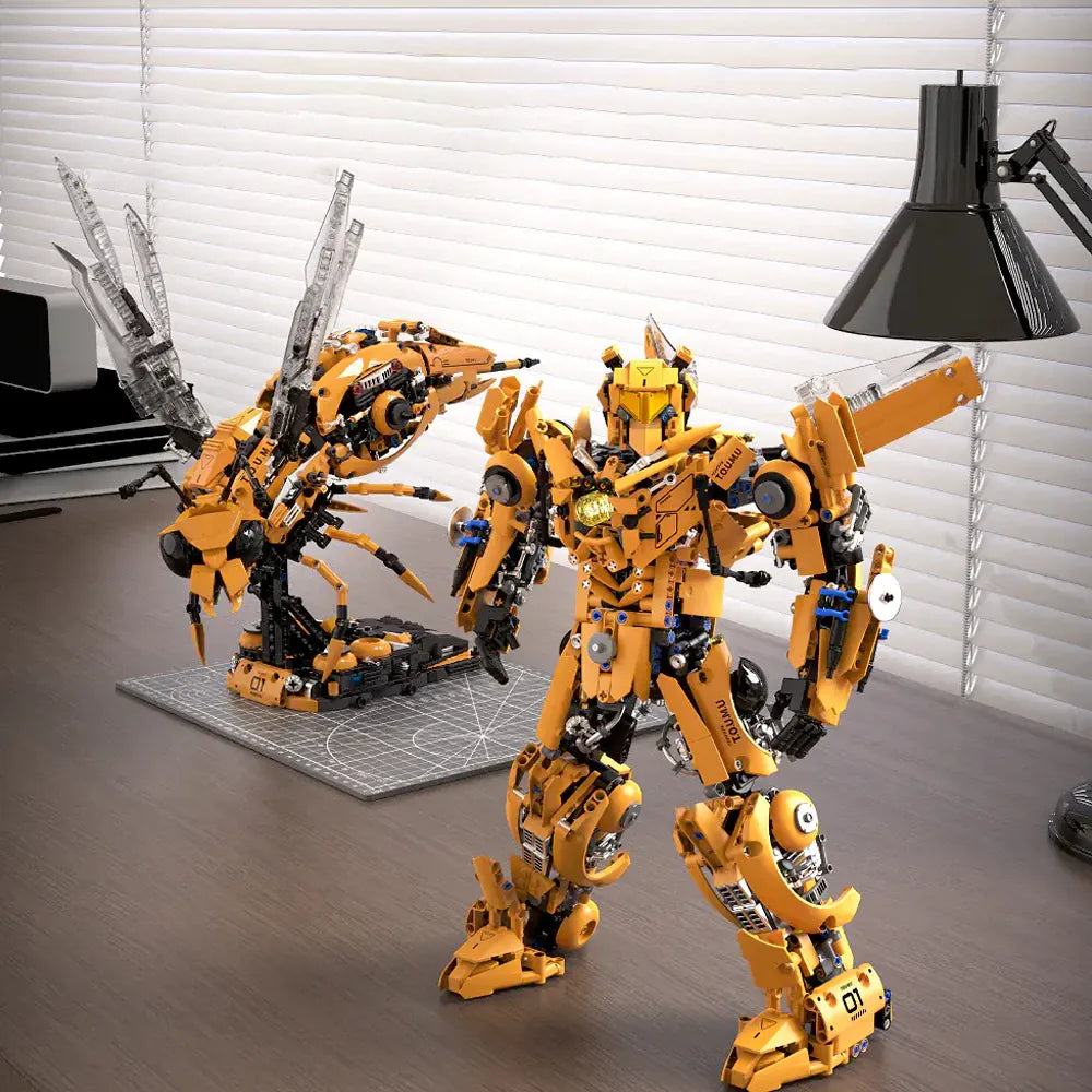 Wasp Robot Transformers - Building Blocks Set | Power Brickz