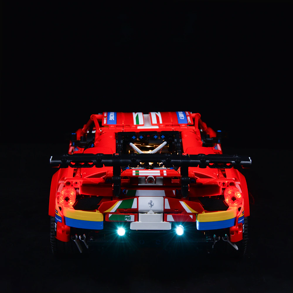 Ferrari 488 GTE AF Corse 51 42125 LED Light Kit – Building Block Lighting | Power Brickz™