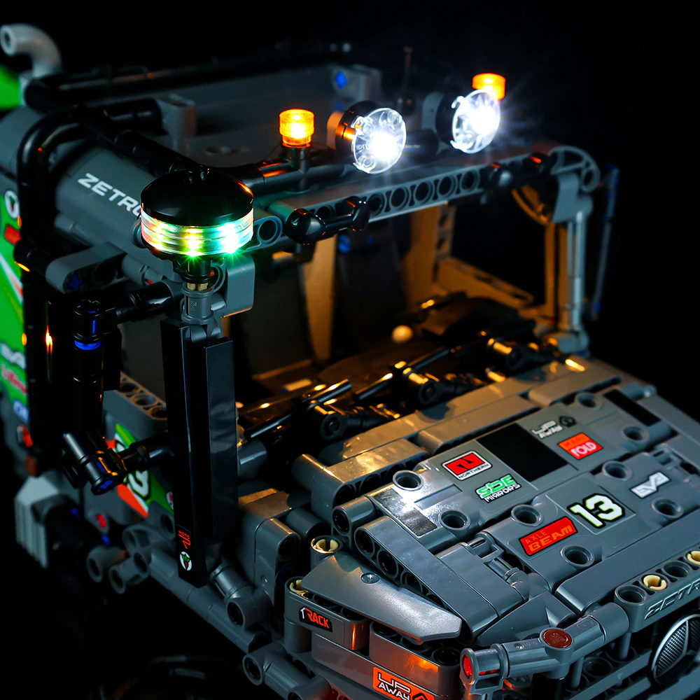 4X4 Mercedes-Benz Zetros Trial Truck 42129 LED Light Kit – Building Block Lighting | Power Brickz™