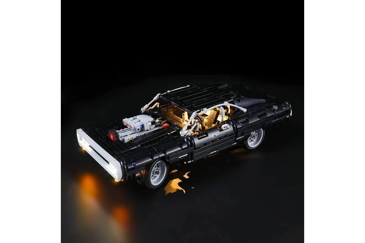 Fast And Furious Dom's Dodge Charger 42111 LED Light Kit – Building Block Lighting | Power Brickz™