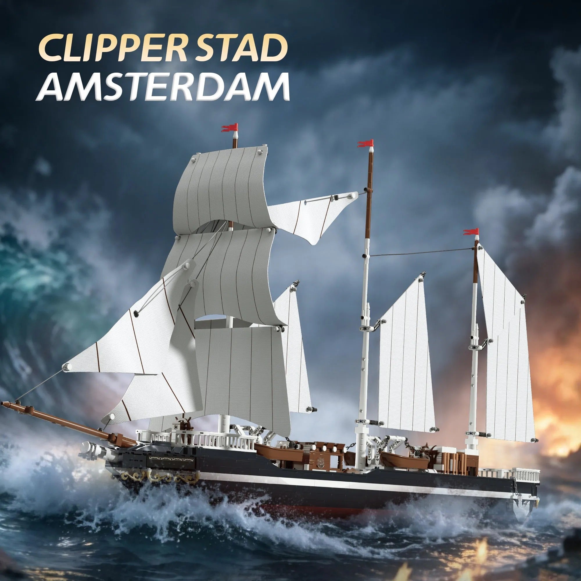 Clipper Stad Amsterdam Sailboat | 3046 Pcs