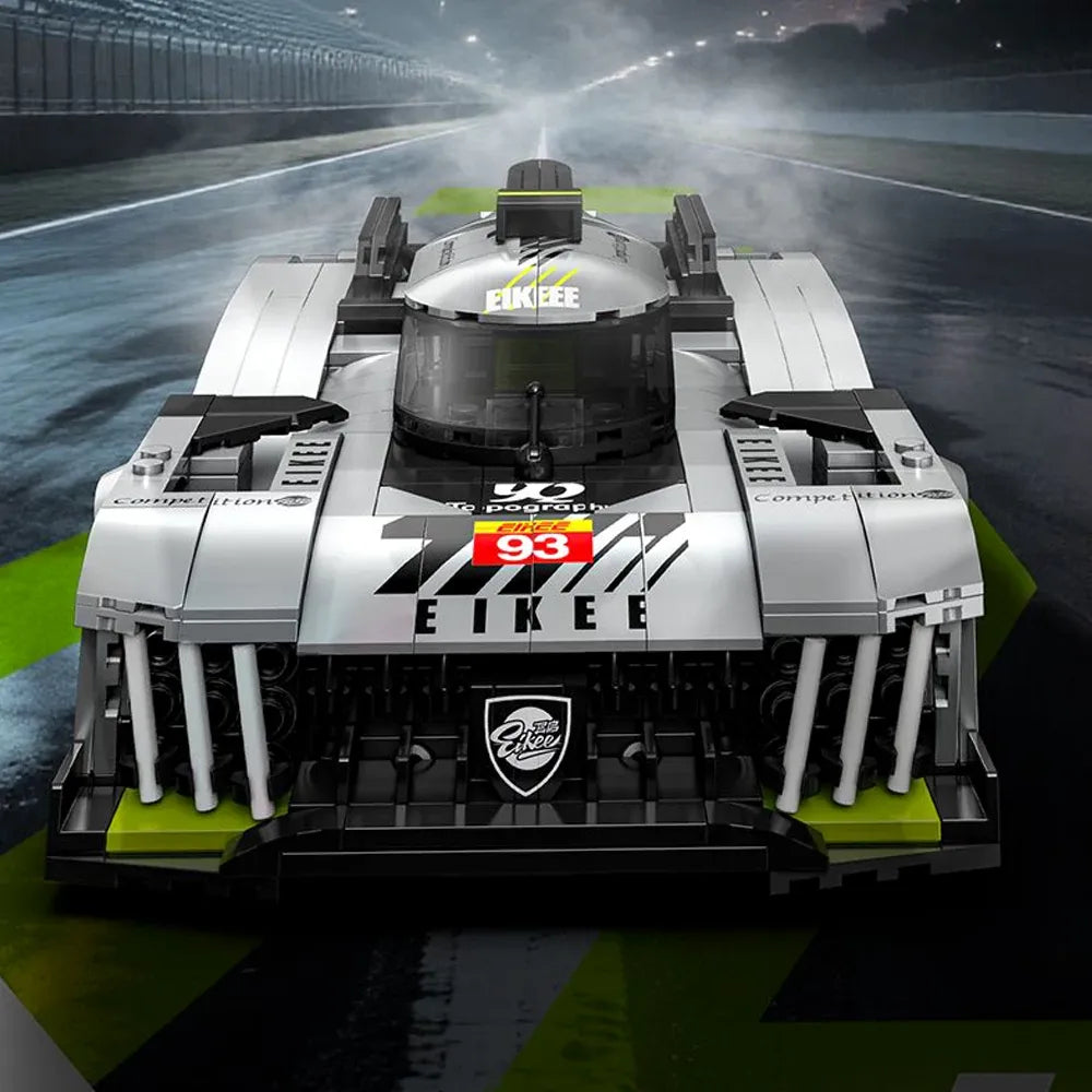French 9x8 Hypercar Endurance - Building Blocks Set | Power Brickz