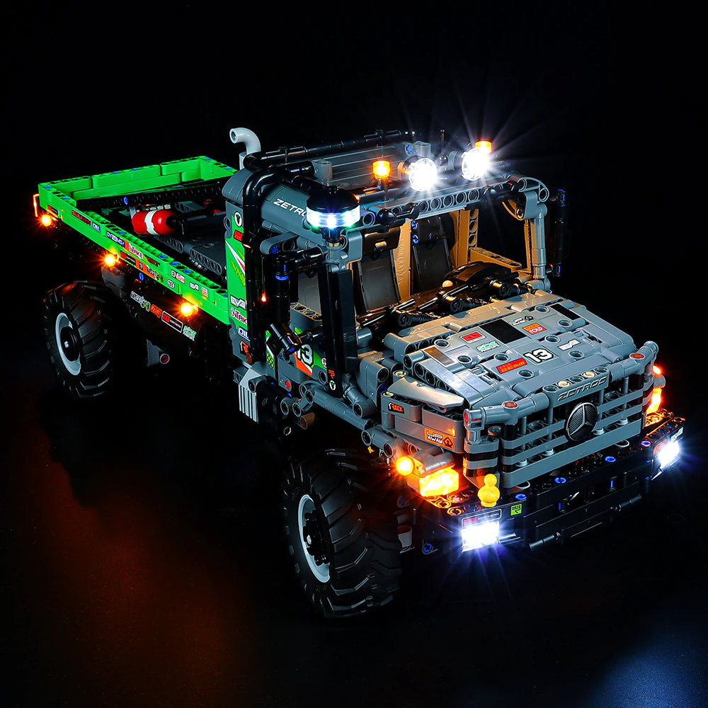 4X4 Mercedes-Benz Zetros Trial Truck 42129 LED Light Kit – Building Block Lighting | Power Brickz™