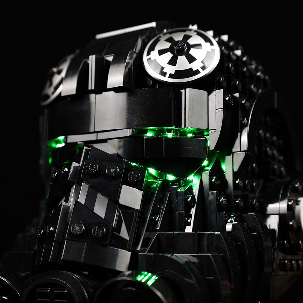 TIE Fighter Pilot Helmet 75274 LED Light Kit – Building Block Lighting | Power Brickz™