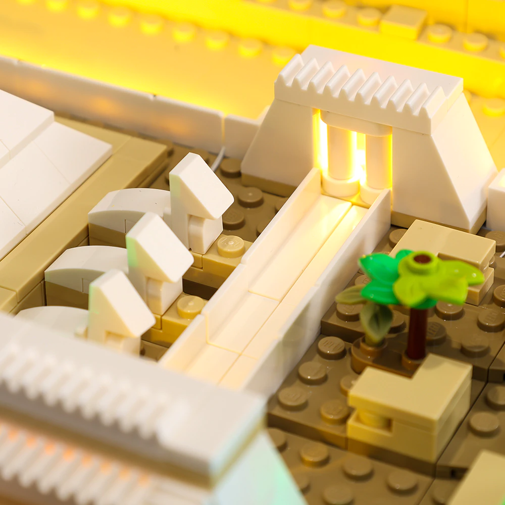 Great Pyramid Of Giza 21058 LED Light Kit – Building Block Lighting | Power Brickz™