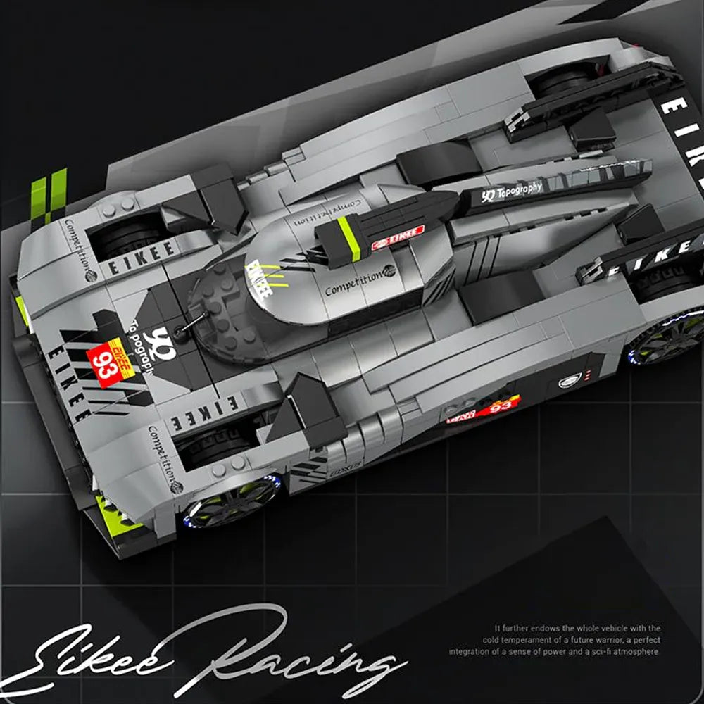 French 9x8 Hypercar Endurance - Building Blocks Set | Power Brickz