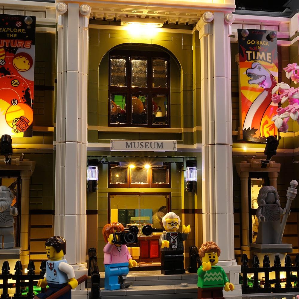 Natural History Museum 10326 LED Light Kit – Building Block Lighting | Power Brickz™