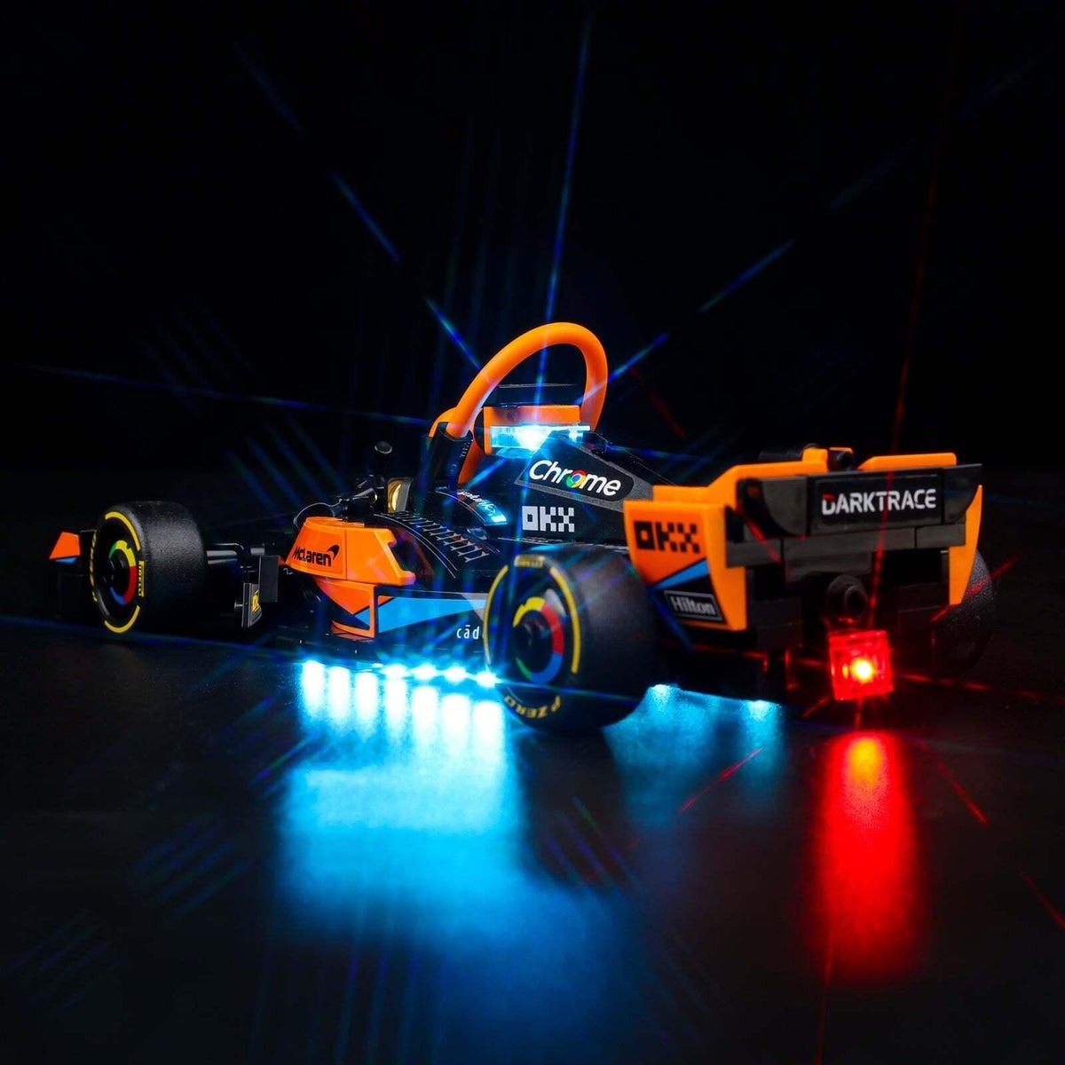 2023 Mclaren Formula 1 Race Car 76919 LED Light Kit – Building Block Lighting | Power Brickz™