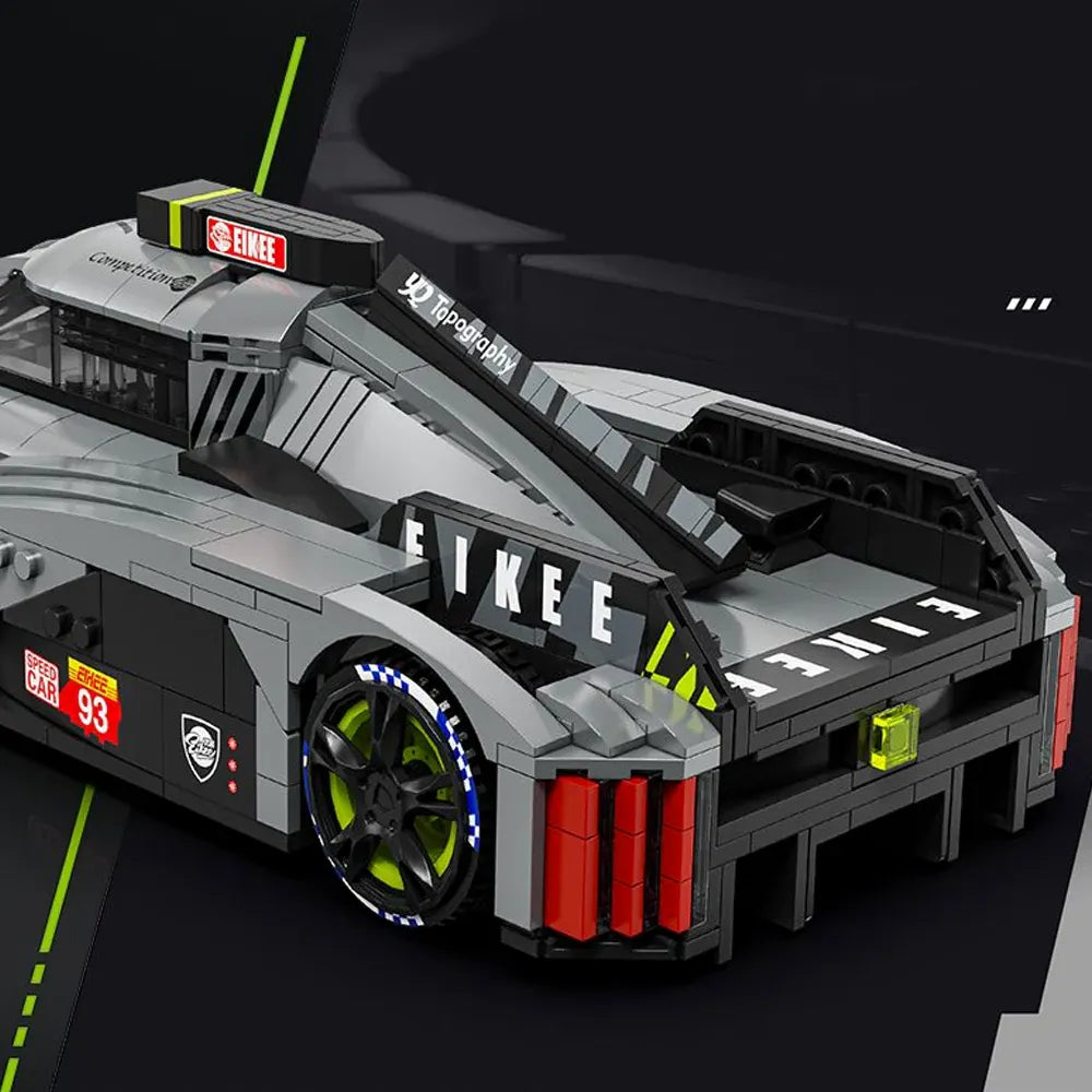 French 9x8 Hypercar Endurance - Building Blocks Set | Power Brickz
