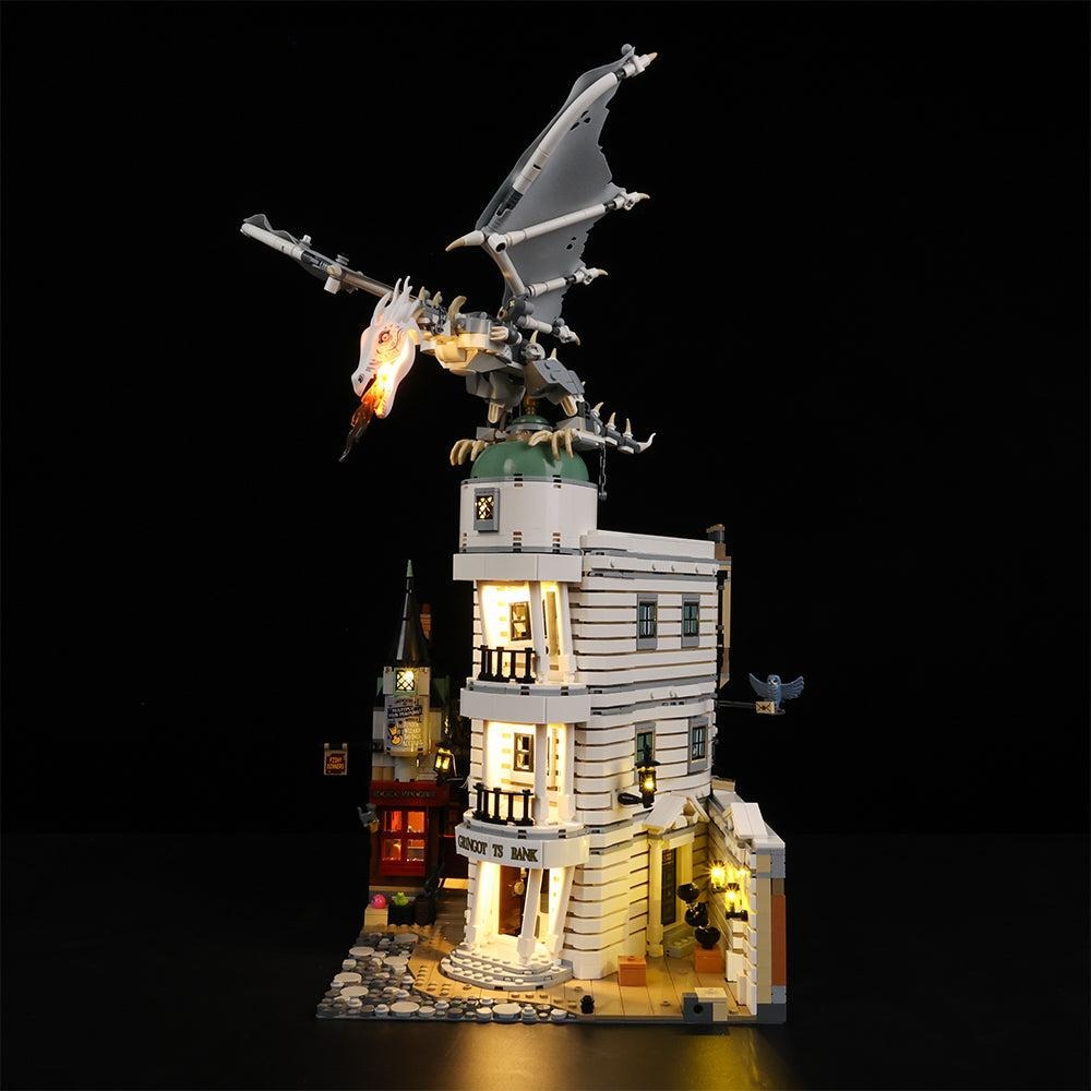 Gringotts Wizarding Bank Collectors' Edition 76417 LED Light Kit – Building Block Lighting | Power Brickz™