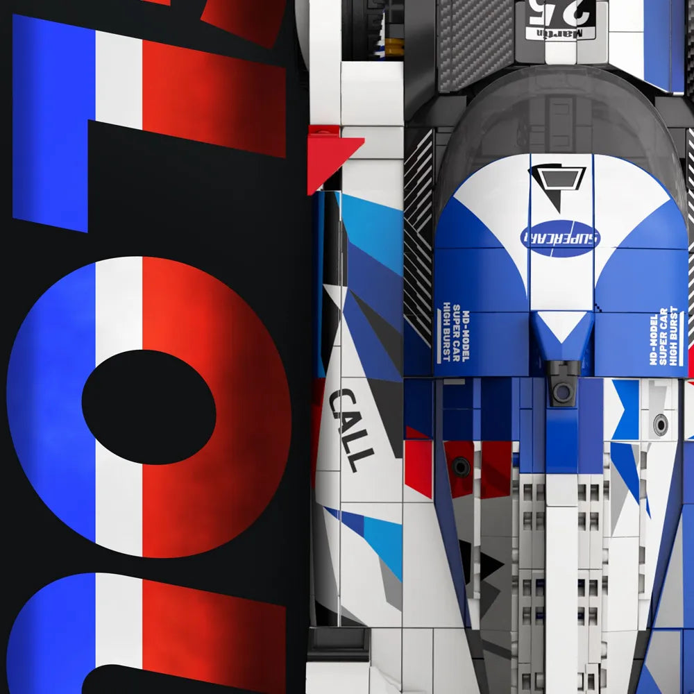 German M Hybrid V8 Endurance - Building Blocks Set | Power Brickz