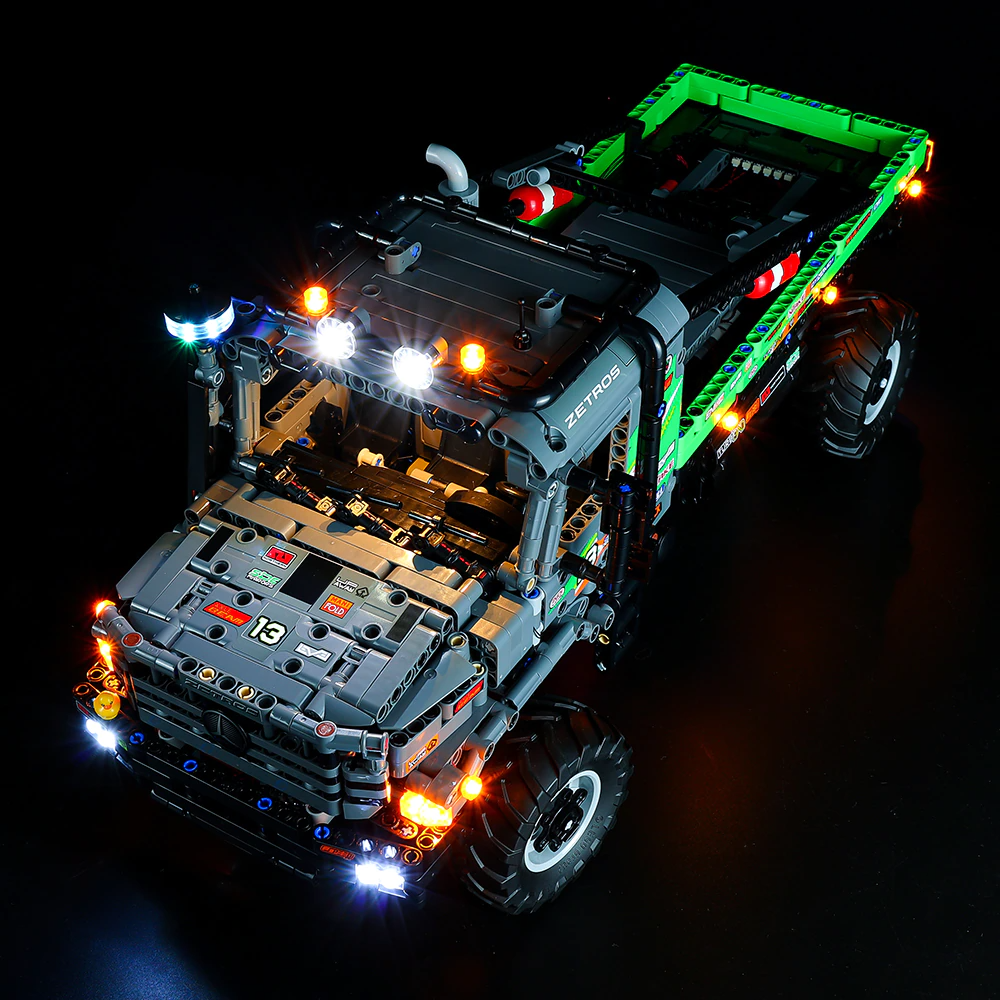 4X4 Mercedes-Benz Zetros Trial Truck 42129 LED Light Kit – Building Block Lighting | Power Brickz™